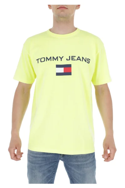 T-shirt 90s LOGO | Regular Fit Tommy Jeans žlutý