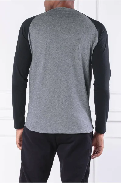 Tričko s dlouhým rukávem | Regular Fit Armani Exchange šedý