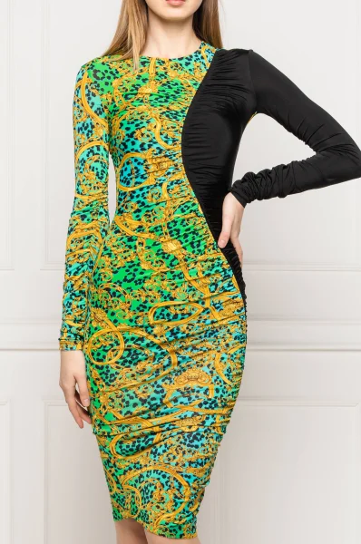 Šaty Versace Jeans Couture zelený