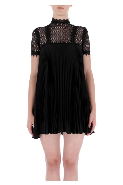 Koronkowa šaty Elisabetta Franchi černá