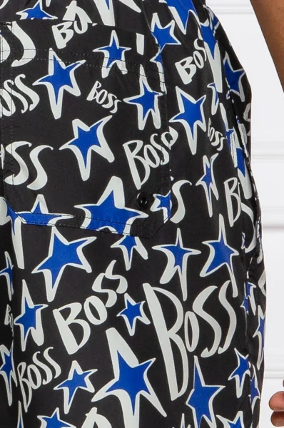 Koupací šortky Teofish HUGO BOSS x Justin Teodoro | Regular Fit Boss Bodywear černá