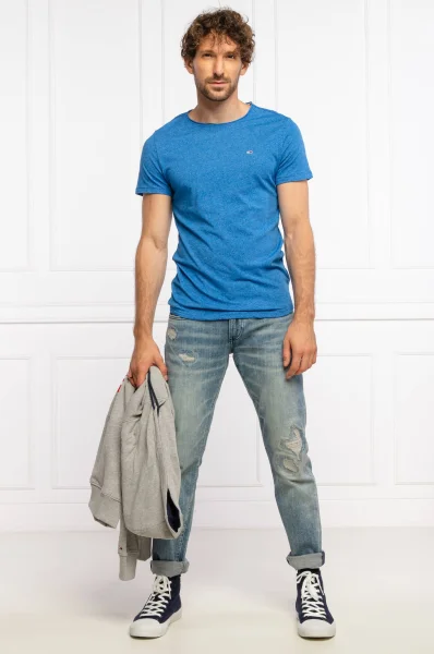 Tričko JASPE | Slim Fit Tommy Jeans modrá