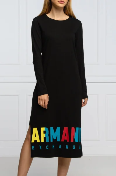 Šaty Armani Exchange černá