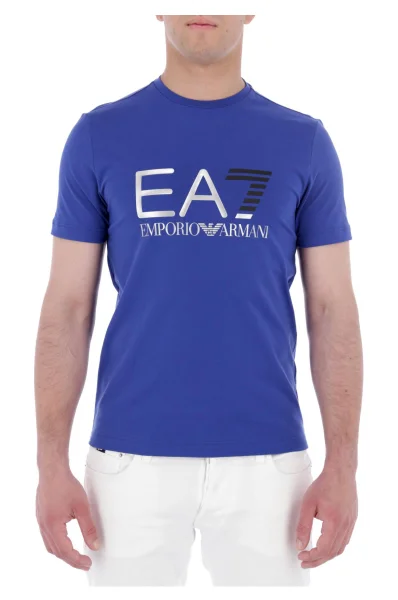 Tričko | Regular Fit EA7 modrá