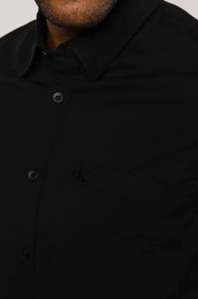 Košile | Slim Fit CALVIN KLEIN JEANS černá