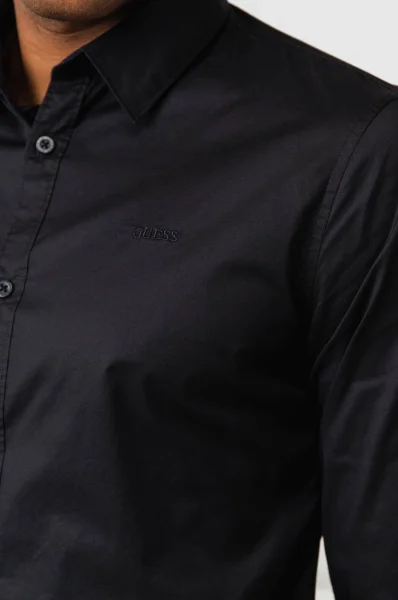 Košile SUNSET | Slim Fit GUESS černá