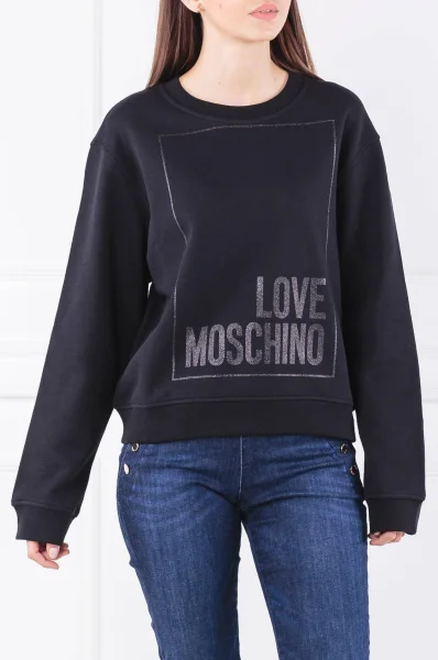 Mikina | Loose fit Love Moschino černá