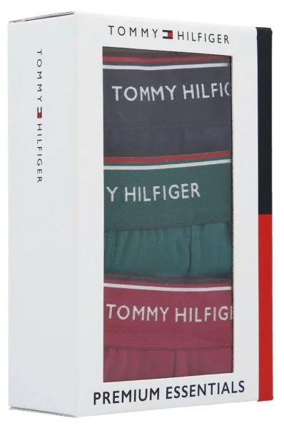 Boxerky 3-pack Tommy Hilfiger vínový 