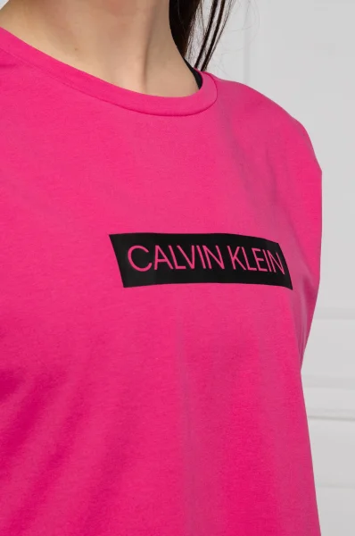 Tričko | Cropped Fit Calvin Klein Performance fuchsiová