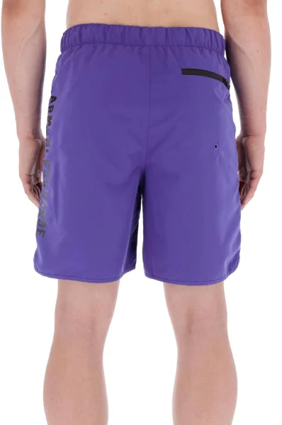 Koupací šortky | Regular Fit Armani Exchange fialový