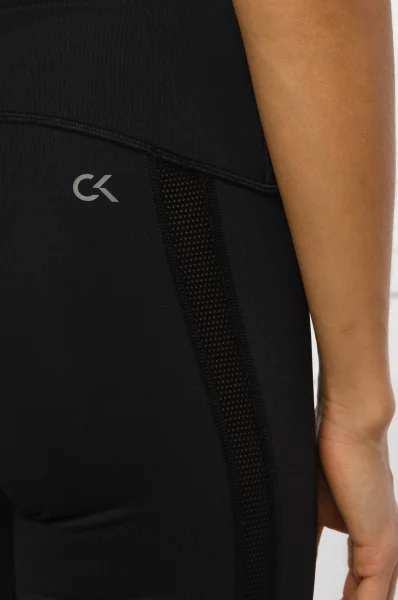 cyklistické šortky | slim fit Calvin Klein Performance černá