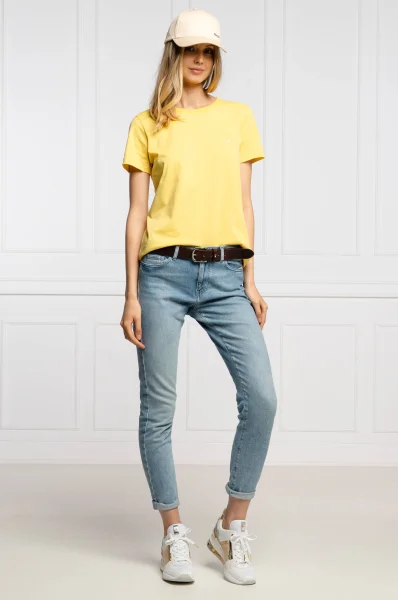Tričko | Regular Fit Calvin Klein žlutý