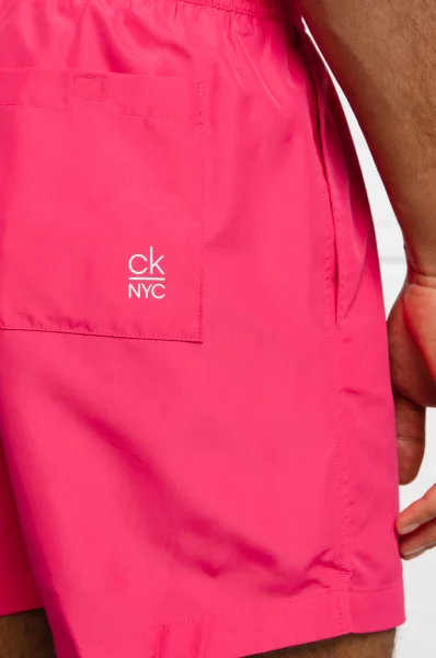 Koupací šortky | Regular Fit Calvin Klein Swimwear růžová