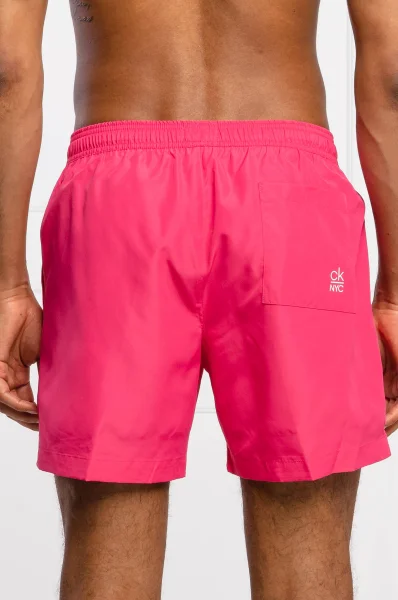 Koupací šortky | Regular Fit Calvin Klein Swimwear růžová