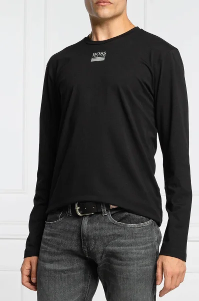 Tričko s dlouhým rukávem Togn 2 | Regular Fit BOSS GREEN černá