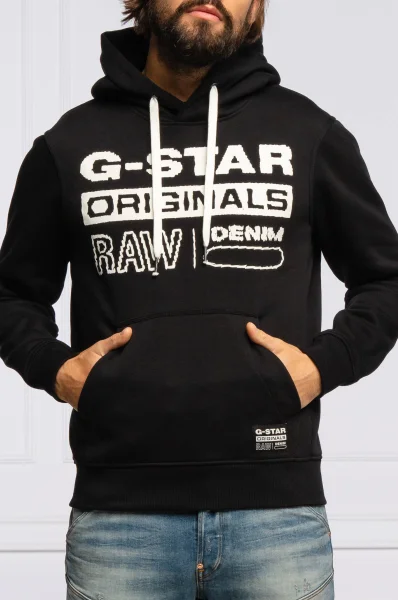 Mikina Originals | Regular Fit G- Star Raw černá