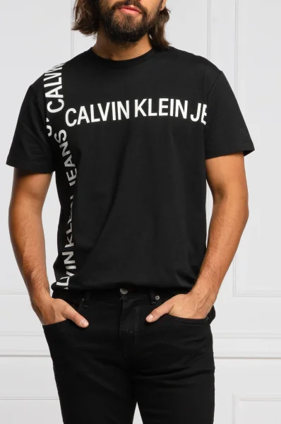 Tričko | Regular Fit CALVIN KLEIN JEANS černá