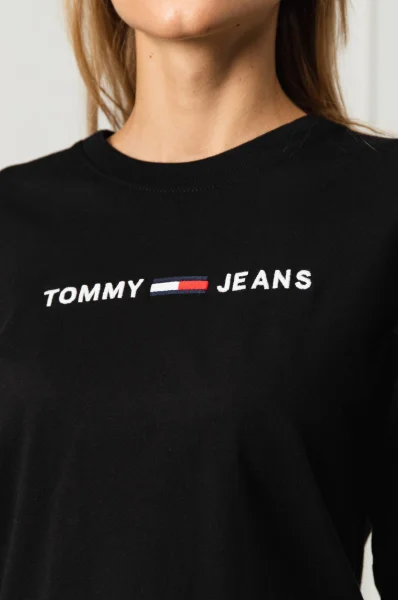 Halenka | Regular Fit Tommy Jeans černá