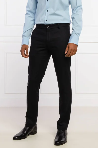 Vlněné kalhoty | Slim Fit Joop! tmavě modrá