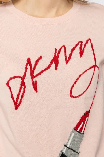 Svetr | Regular Fit DKNY pudrově růžový
