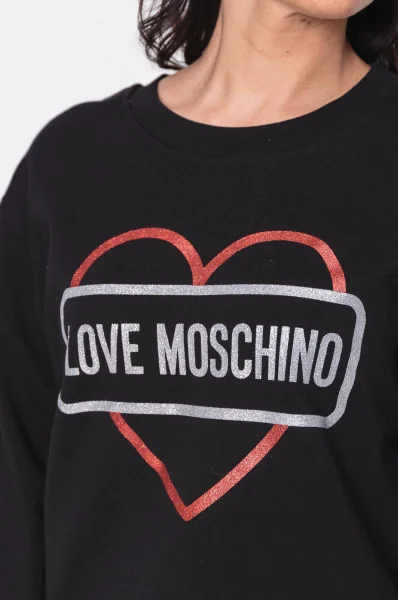 Mikina | Regular Fit Love Moschino černá