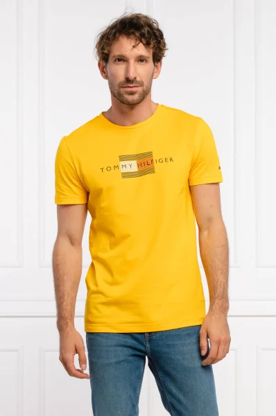 Tričko | Regular Fit Tommy Hilfiger žlutý