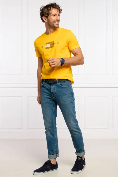 Tričko | Regular Fit Tommy Hilfiger žlutý