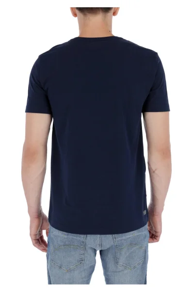 Tričko | Regular Fit |s příměsí hedvábí Lacoste tmavě modrá