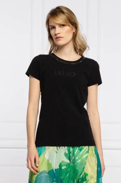Tričko | Regular Fit Liu Jo Beachwear černá
