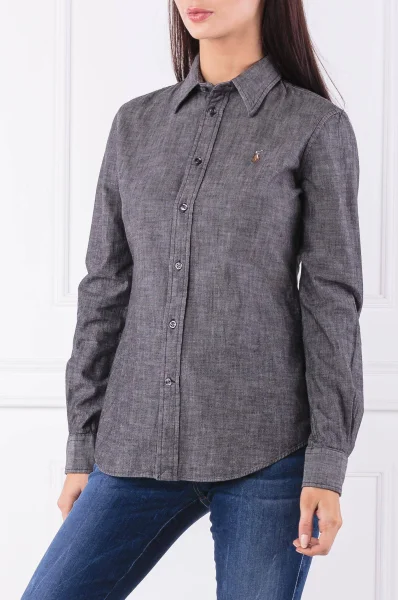 Košile | Regular Fit POLO RALPH LAUREN šedý