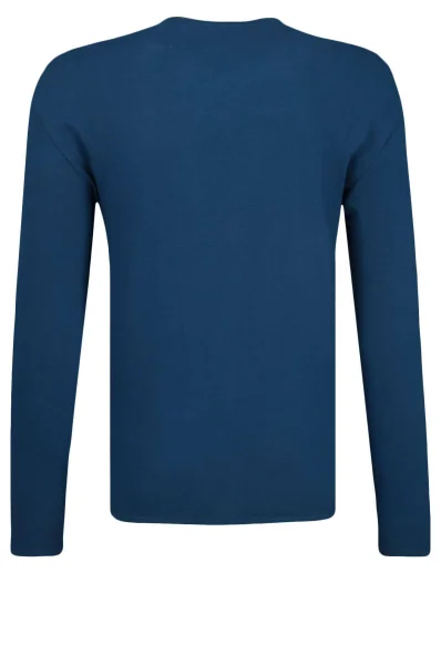 Tričko s dlouhým rukávem | Regular Fit GUESS modrá