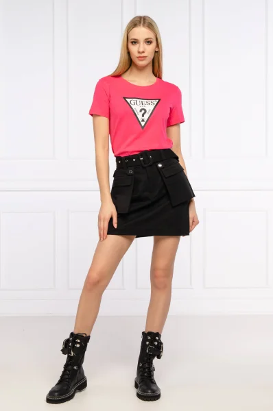 T-shirt ORIGINAL | Regular Fit GUESS růžová