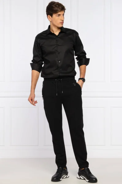 Košile | Slim Fit Karl Lagerfeld černá