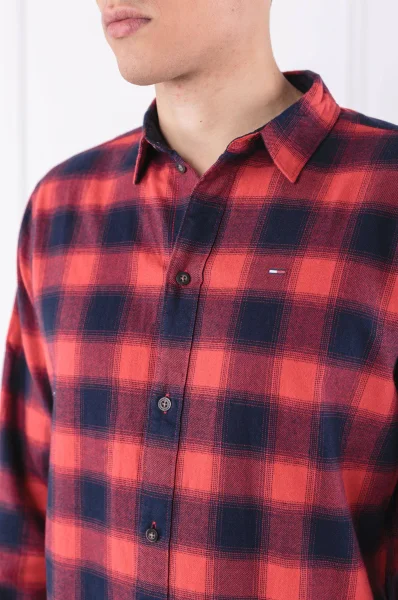 Košile TJM ESSENTIAL | Regular Fit Tommy Jeans červený