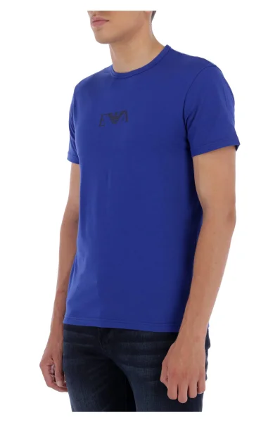 Tričko 2-pack | Slim Fit Emporio Armani modrá