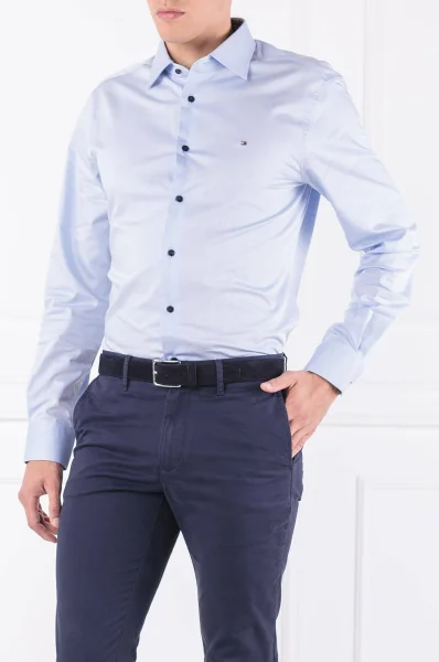 Košile Twill classic | Regular Fit Tommy Tailored světlo modrá