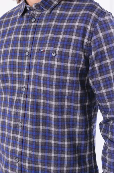 Košile HEATHER CHECK | Regular Fit Tommy Jeans tmavě modrá