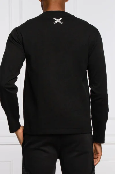 Tričko s dlouhým rukávem | Regular Fit Kenzo černá