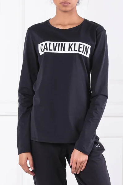 Halenka LS TEE LOGO | Regular Fit Calvin Klein Performance černá
