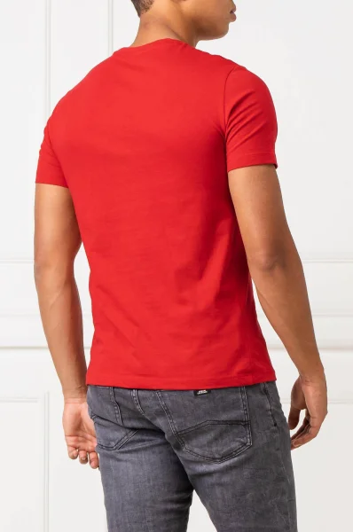 Tričko | Regular Fit Armani Exchange červený