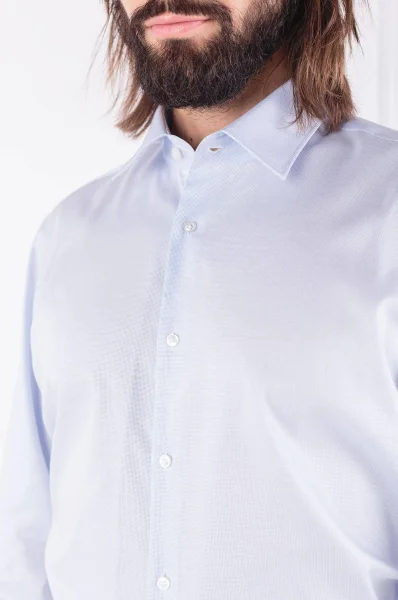 Košile Venzo | Regular Fit | easy iron HUGO světlo modrá