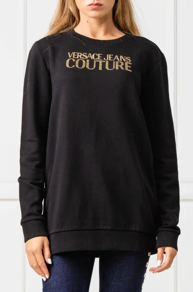 Mikina | Loose fit Versace Jeans Couture černá