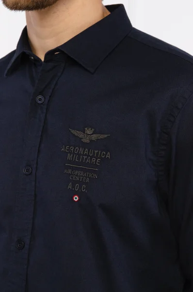 Košile | Regular Fit Aeronautica Militare tmavě modrá