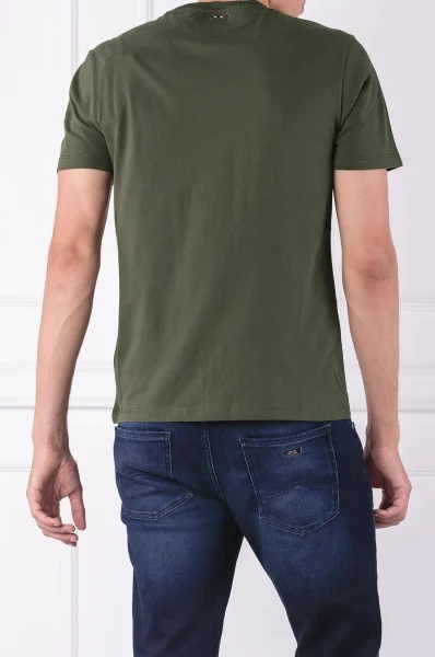 Tričko SADRIN | Regular Fit Napapijri zelený