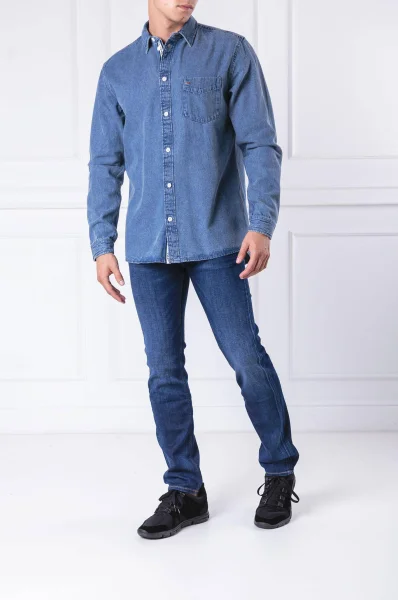 Košile | Regular Fit | denim Tommy Jeans modrá