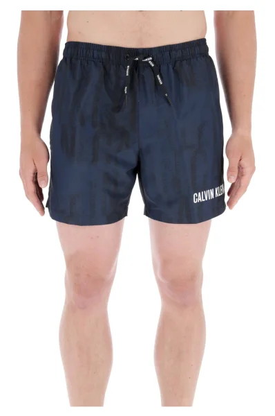 Koupací šortky Intense Power | Regular Fit Calvin Klein Swimwear tmavě modrá