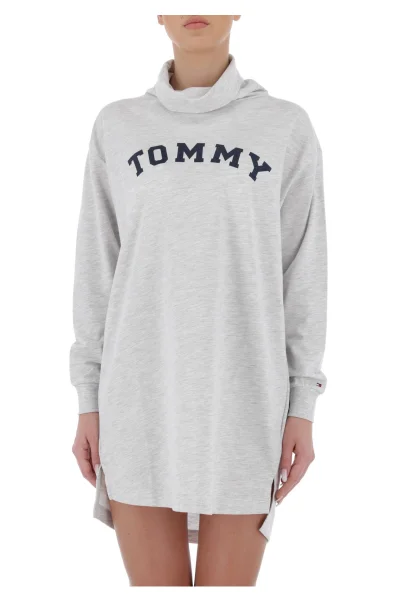 Šaty Tommy Hilfiger popelavě šedý