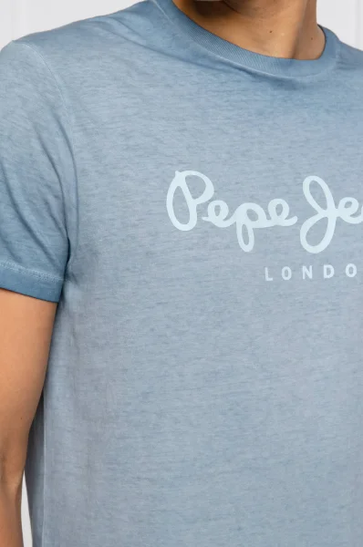 Tričko | Regular Fit Pepe Jeans London světlo modrá