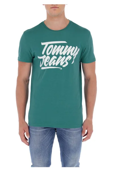 Tričko ESSENTIAL | Regular Fit Tommy Jeans zelený