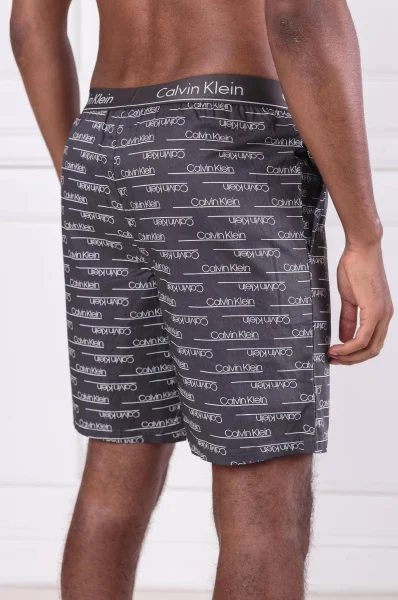 Šortky k pyžamu | Regular Fit Calvin Klein Underwear grafitově šedá